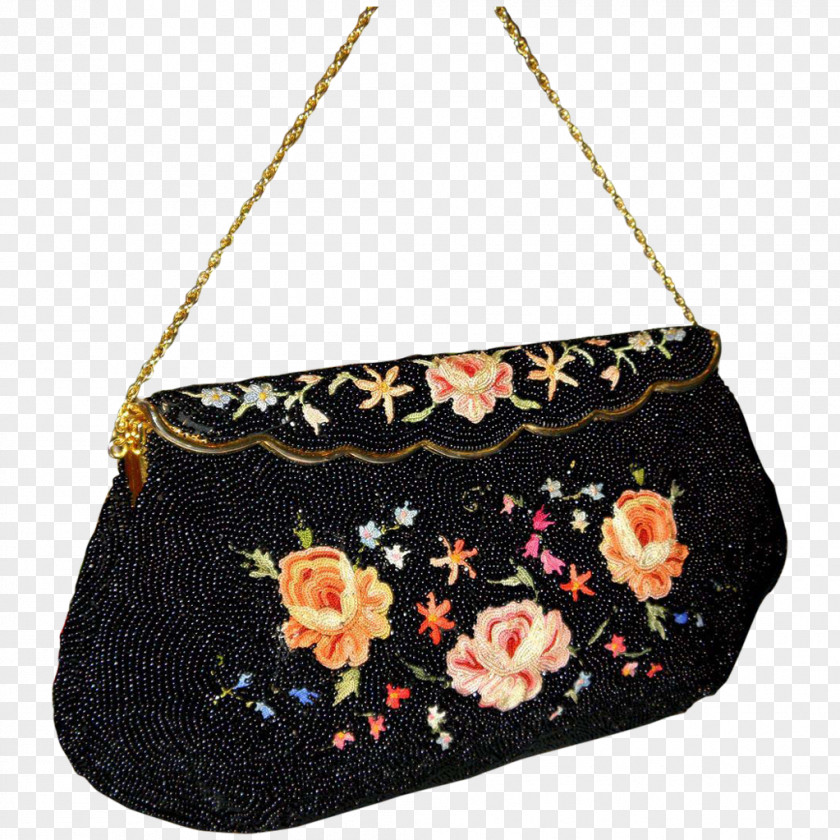 Bag Hobo Handbag Beadwork Vintage Clothing PNG