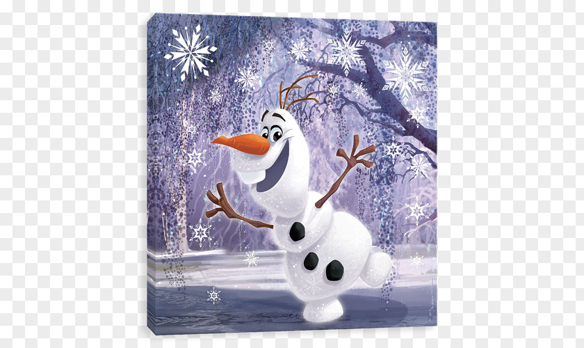 Big Tree Material Elsa Olaf Anna Snowman Frozen PNG