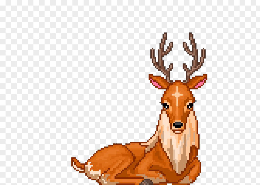 Deer Animation Pixel Art PNG