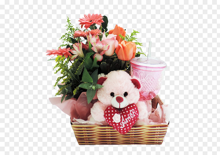Flower Food Gift Baskets Floral Design Bouquet Cut Flowers PNG