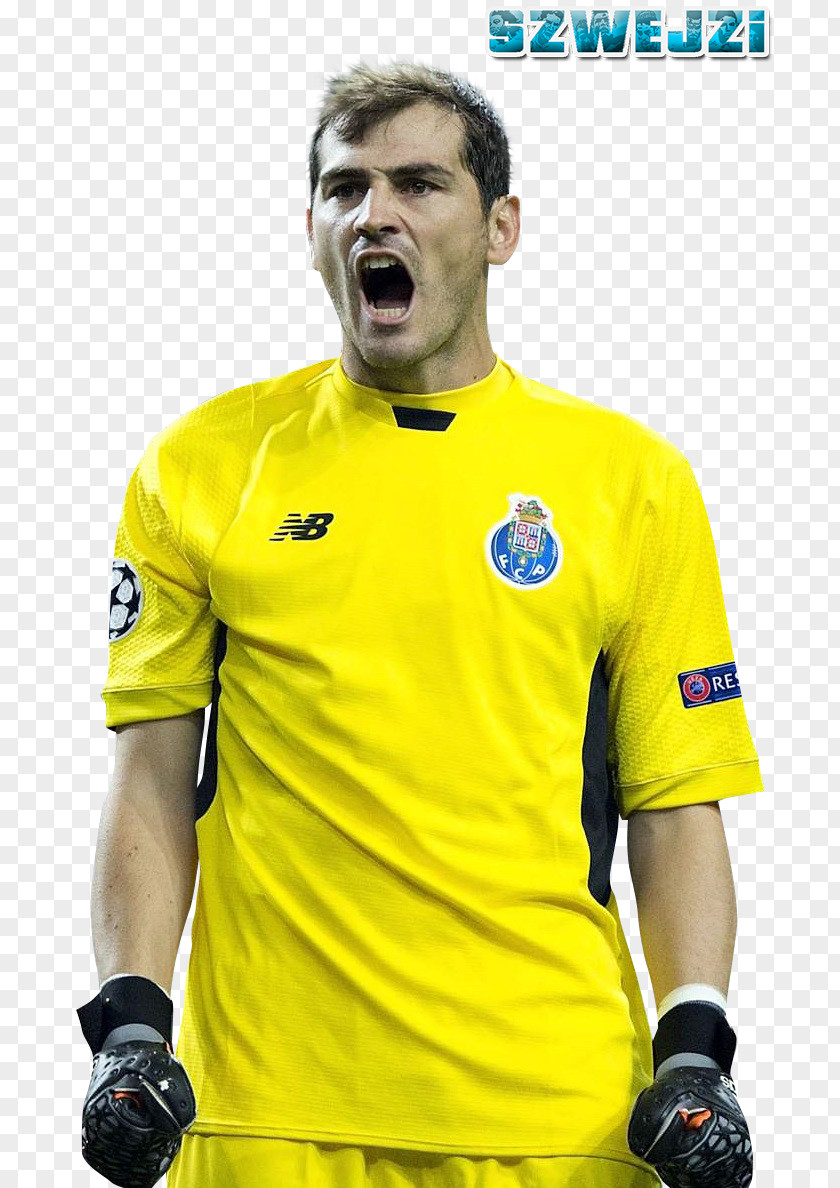 Football Iker Casillas FC Porto Player Jersey PNG