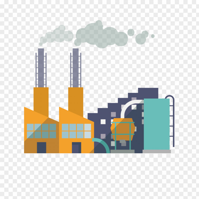 Industrial Park Pollution Factory Building Royalty-free Illustration PNG