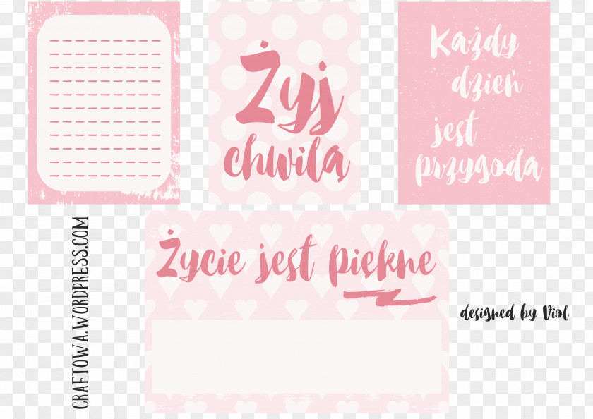 VIOLÃO Paper Brand Logo Pink M Font PNG