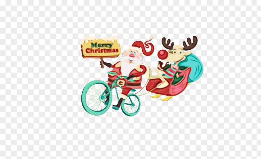 Bicycle Part Wheel Santa Claus Drawing PNG