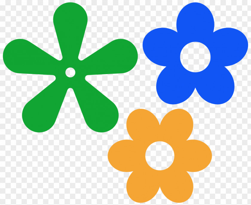 Football Flowers Cliparts 1970s 1960s Flower Clip Art PNG