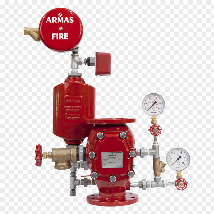 Gong Check Valve Fire Sprinkler System Protection Alarm PNG