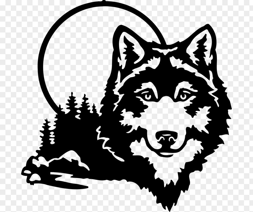 Greenland Dog Native American Indian Wolf Cartoon PNG