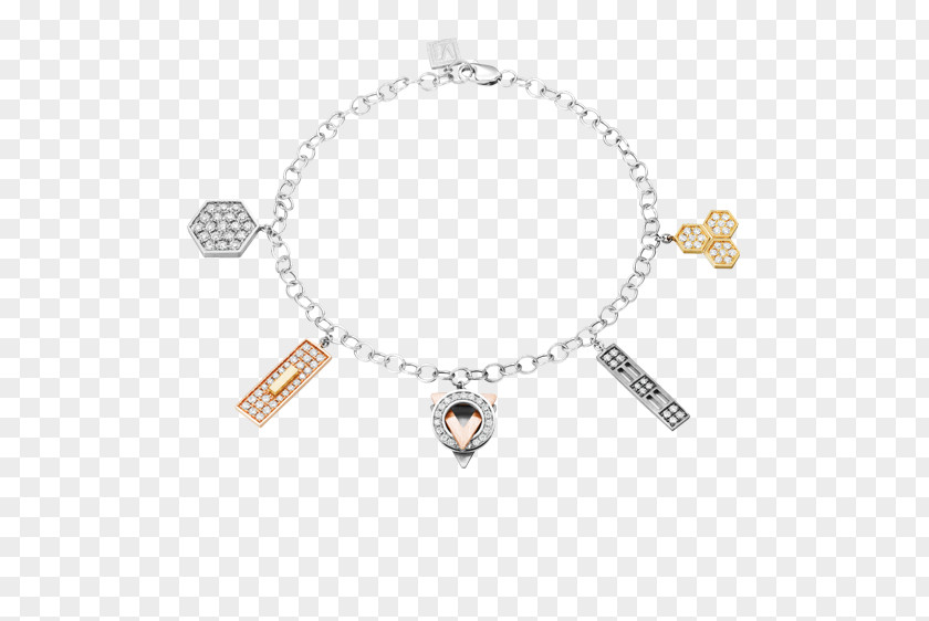 Metallic Element Bracelet Body Jewellery Silver Necklace PNG
