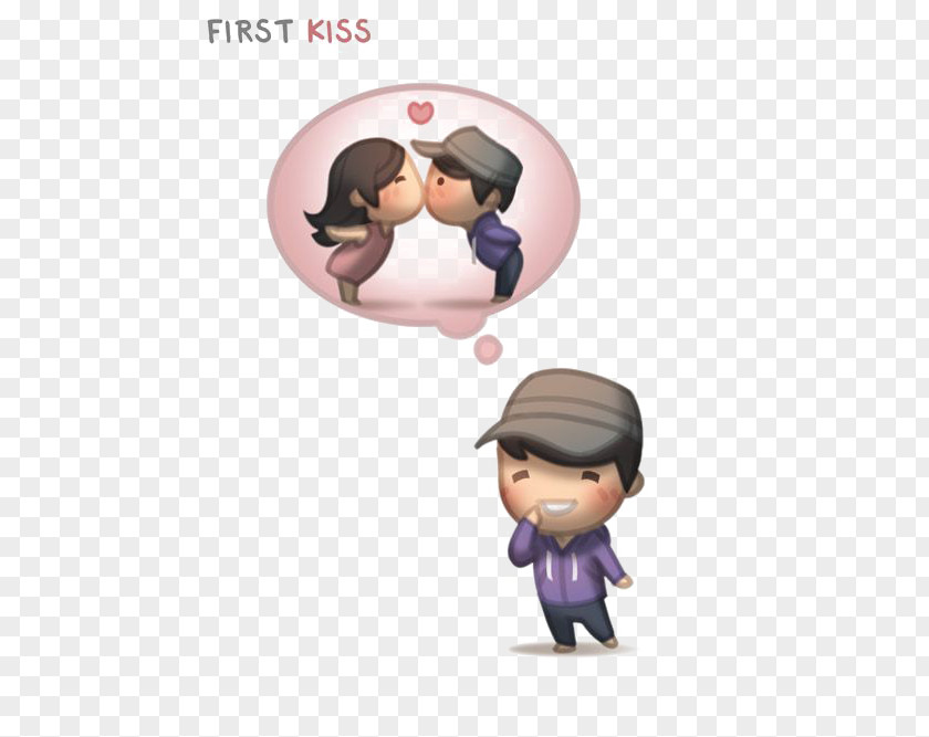 Single Dog HJ-Story Kiss Love Drawing Feeling PNG