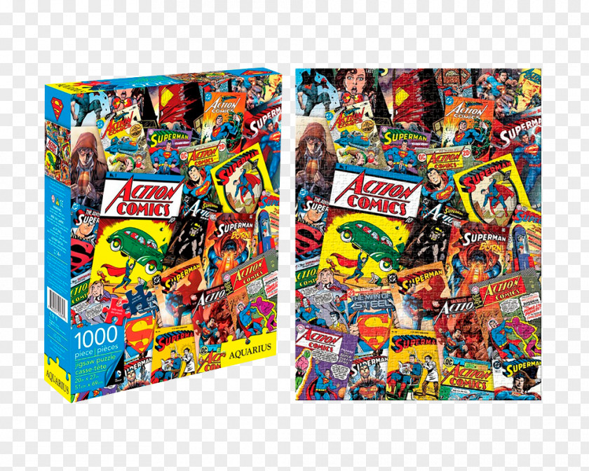 Superman Jigsaw Puzzles Batman Comic Book Aquarius PNG
