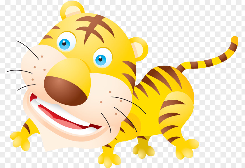 Tiger Cartoon Drawing PNG