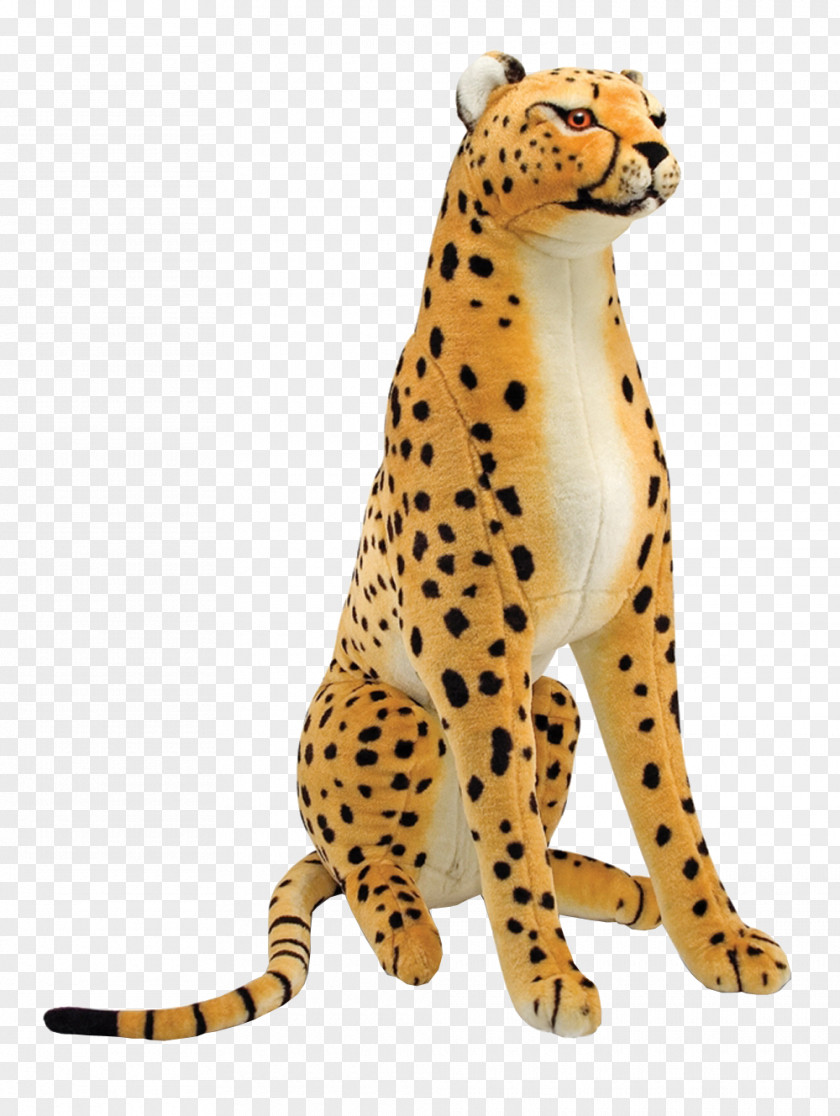 Leopard Cheetah Melissa & Doug Canada Stuffed Toy Plush PNG