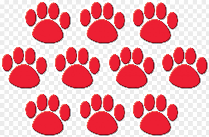 Paws Paw Sticker Printing Red Clip Art PNG