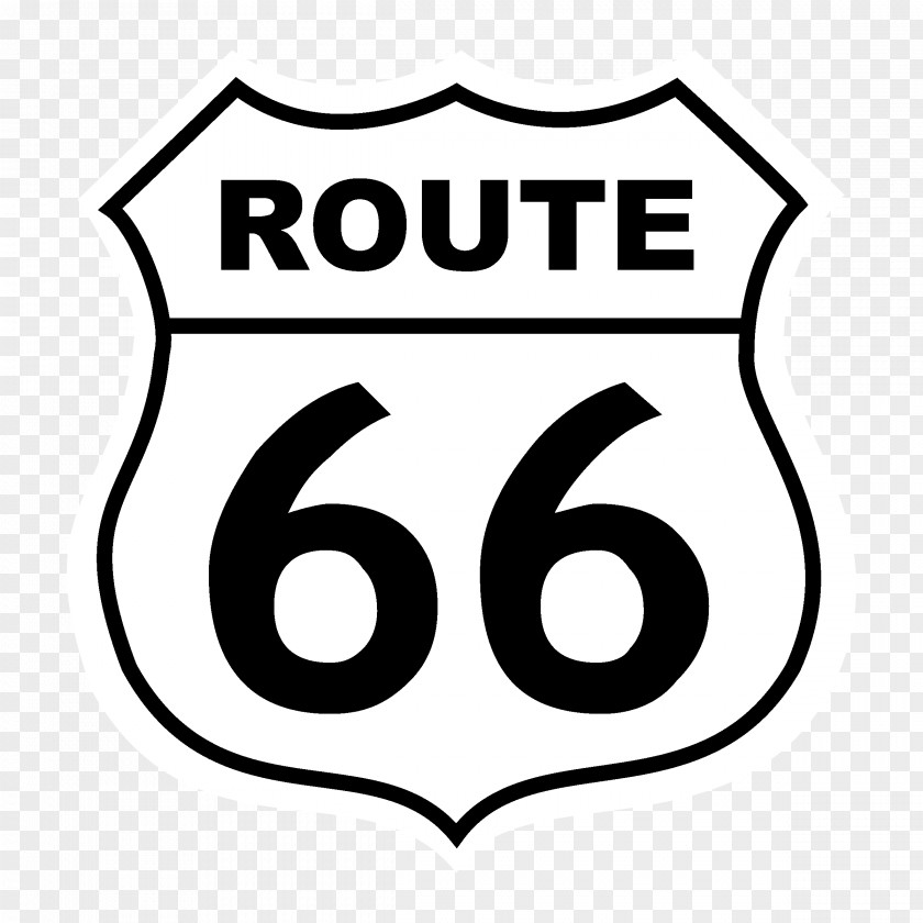 Route 66 U.S. Logo Road US Numbered Highways PNG