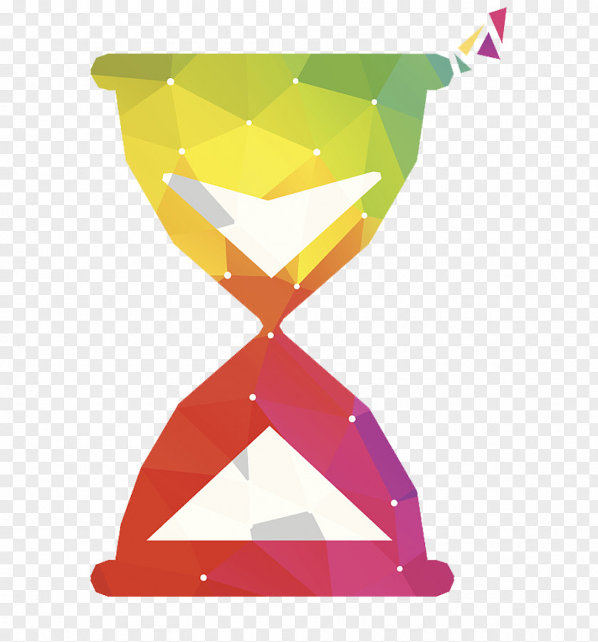Vector Hourglass Illustration PNG