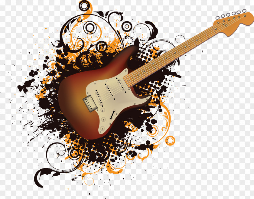 Electric Guitar Acoustic Musical Instruments String PNG