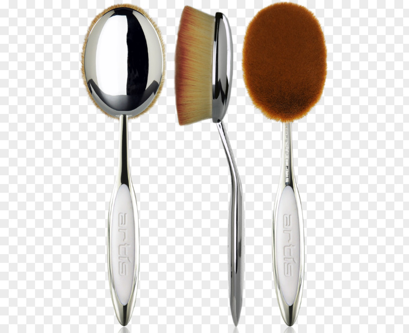 Face Skin Care Makeup Brush Artis Elite Mirror Oval 10 Cosmetics Bristle PNG