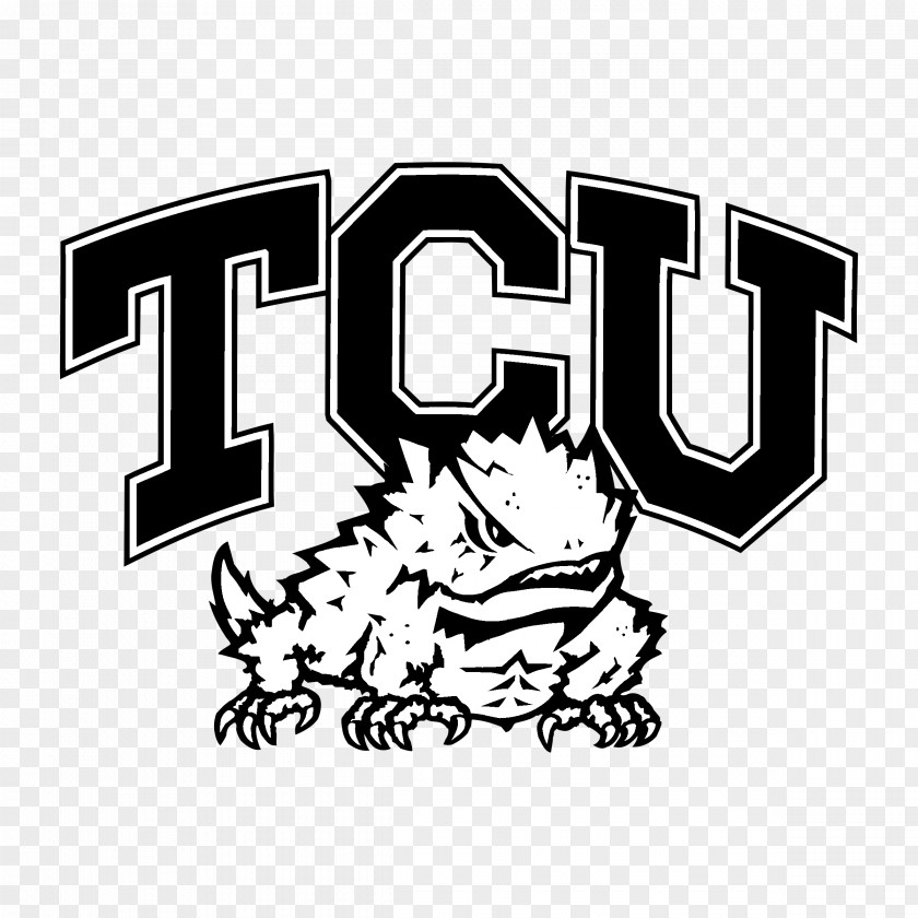 Hellcat Logo Texas Christian University TCU Horned Frogs Football Men's Basketball Big 12 Conference Kansas Jayhawks PNG