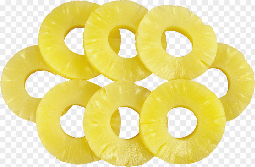 Pieces Of Pineapple Doughnut Fruit Pizza PNG