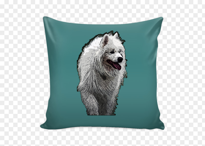 Pillow Samoyed Dog Breed Throw Pillows Cushion PNG