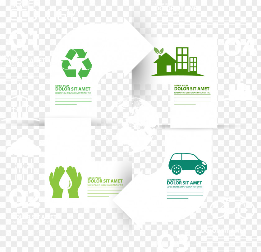Vector Arrow Ecology Infographic Euclidean Recycling PNG