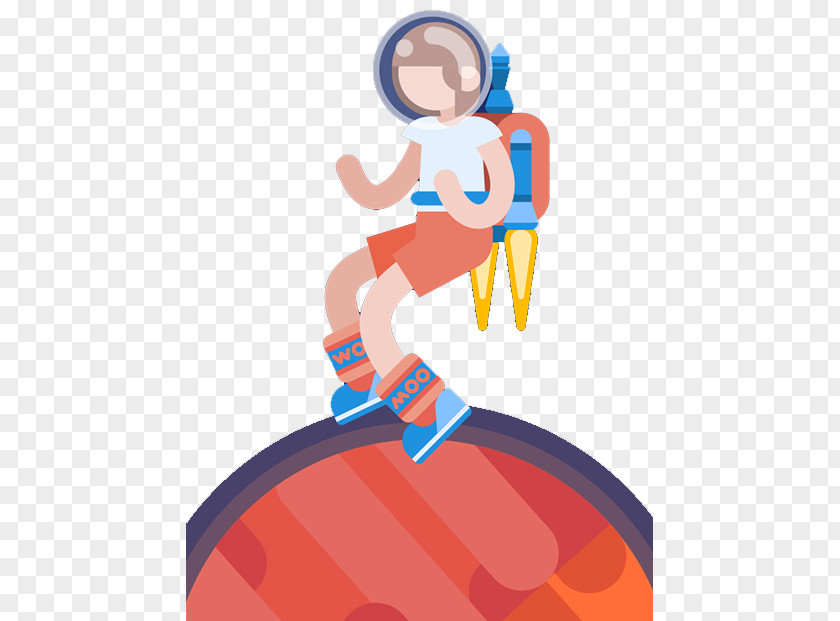 Cartoon Astronaut PNG