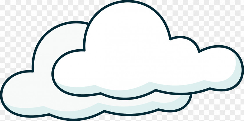 Cartoon White Clouds Drawing Clip Art PNG