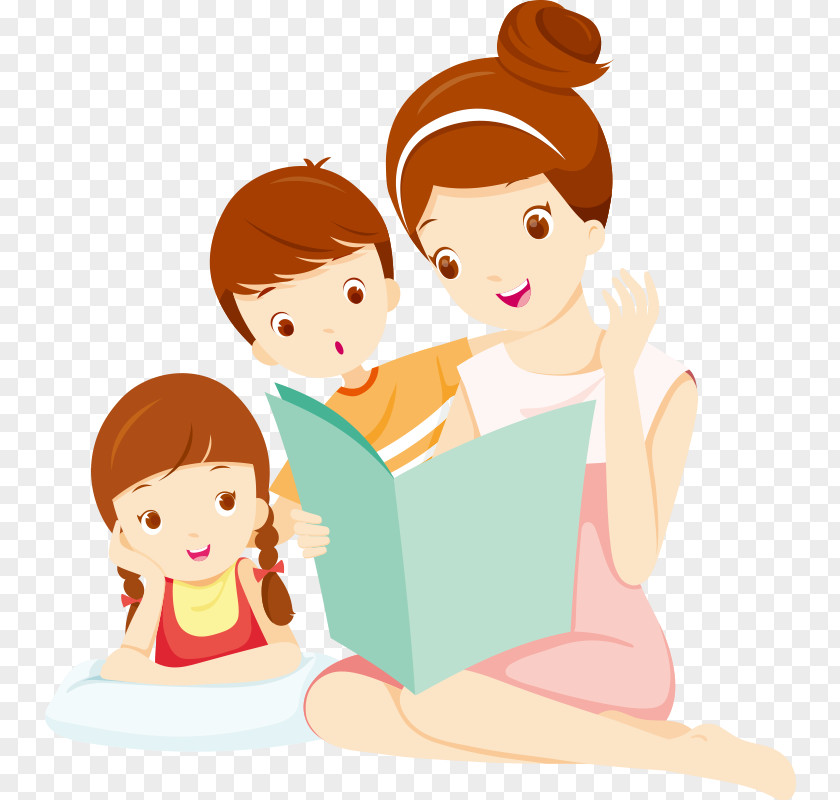 Bunda Cartoon Vector Graphics Mother Daughter Illustration Image PNG