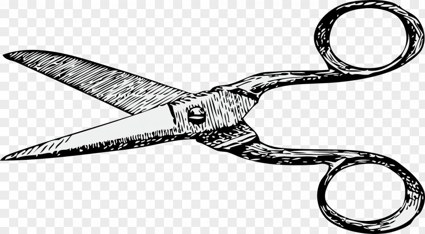 Cosmetologist Hairdresser Cliparts Scissors Black And White Clip Art PNG