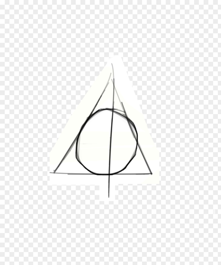Deathly Hallows Triangle Point PNG