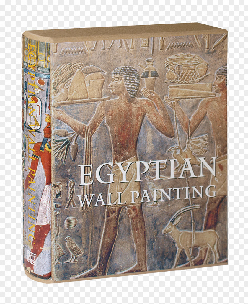 Egypt Egyptian Wall Painting Hardcover Book PNG