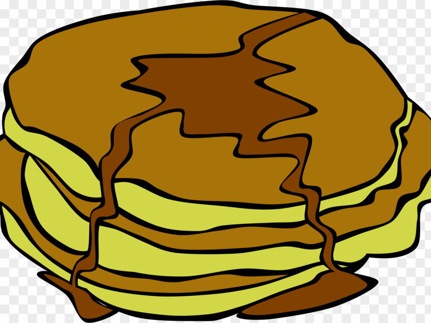 Gold Cartoon Transparent Pancake Breakfast Clip Art PNG