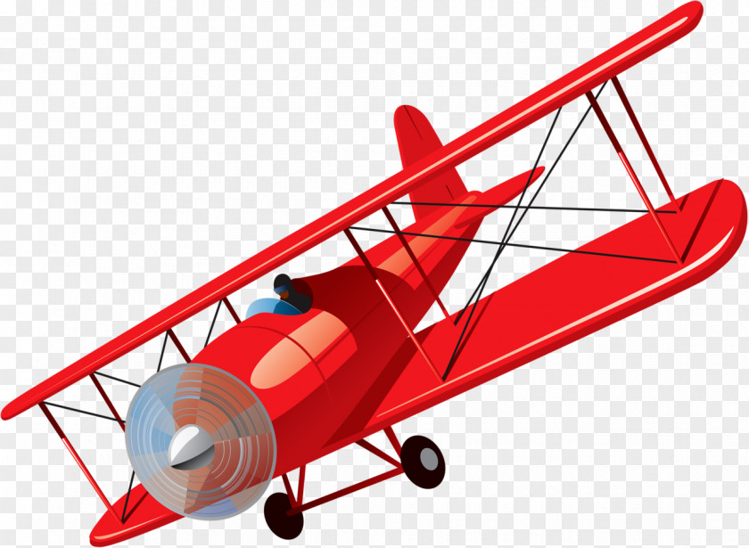 Moteur Davion Airplane Clip Art Vector Graphics Illustration Biplane PNG