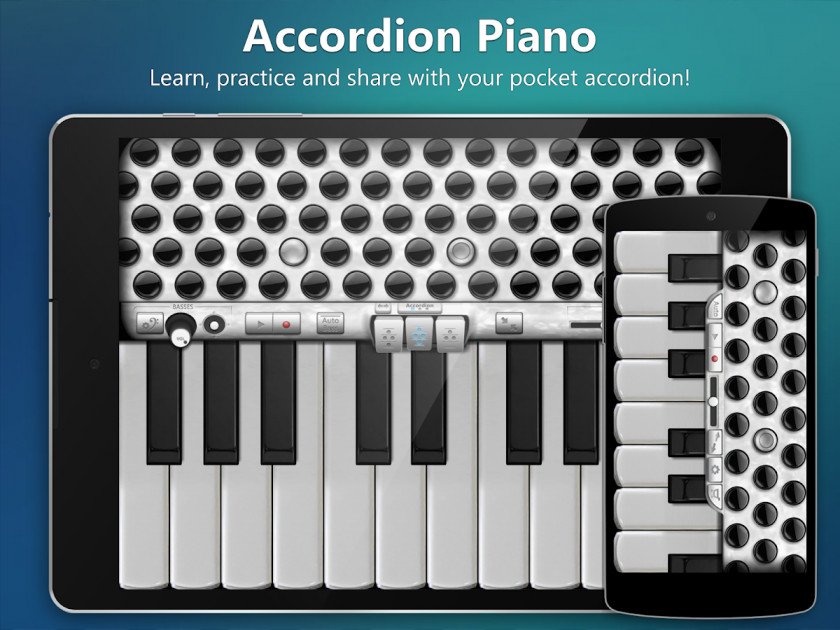 Accordion Chromatic Button Piano PNG