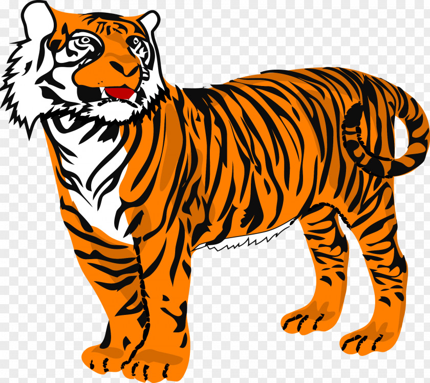 Tiger 3d Clemson University Bengal Clip Art PNG