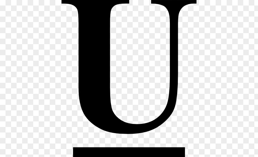 Underline Symbol Font PNG