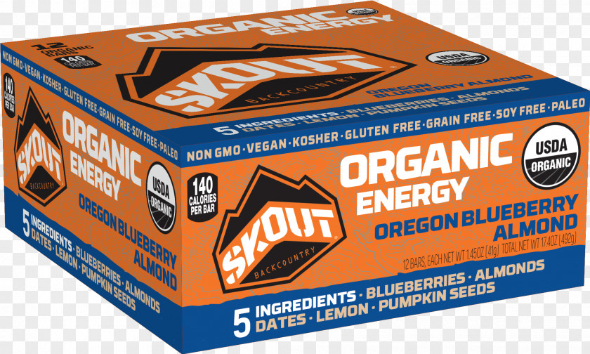 Energy Bar Organic Food Skout Backcountry LLC Nutrition PNG