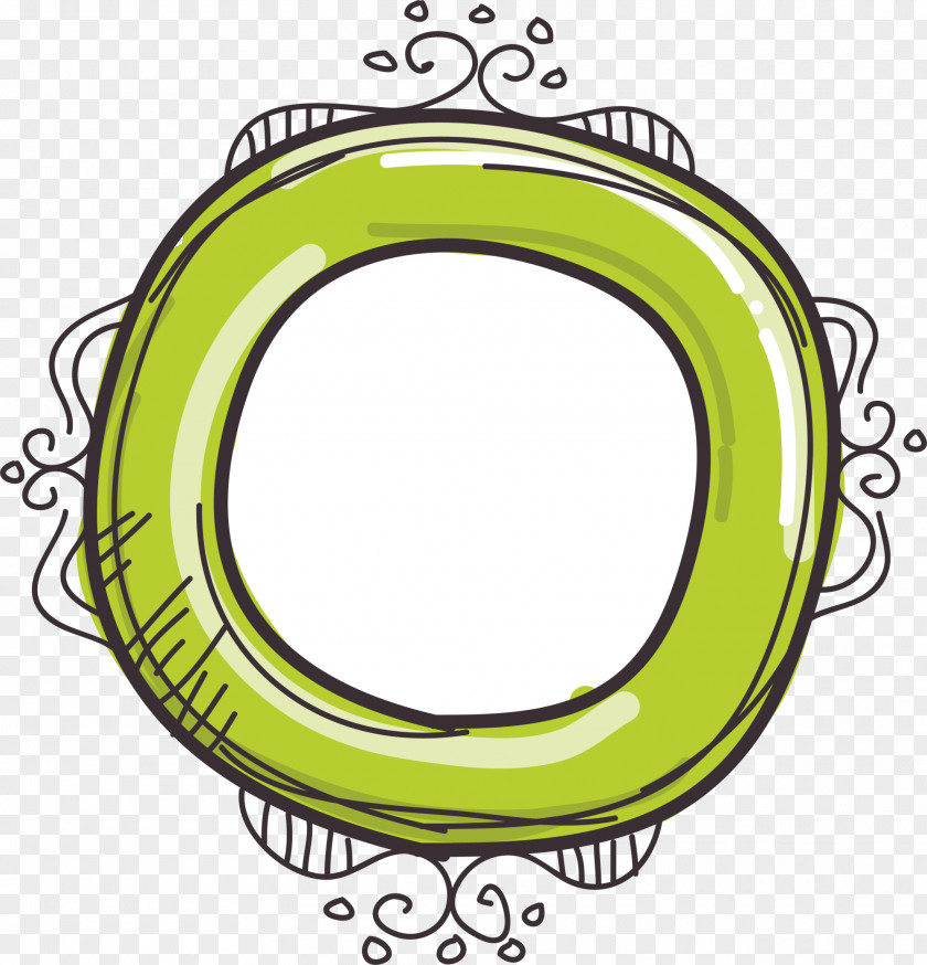 Green Circle Orange Clip Art PNG