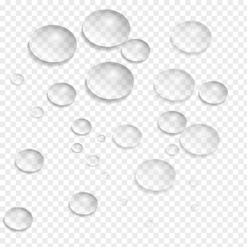 Crystal Droplets Vector Drop Icon PNG