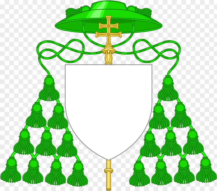 Holy See Archbishop Ecclesiastical Heraldry Coat Of Arms Galero PNG