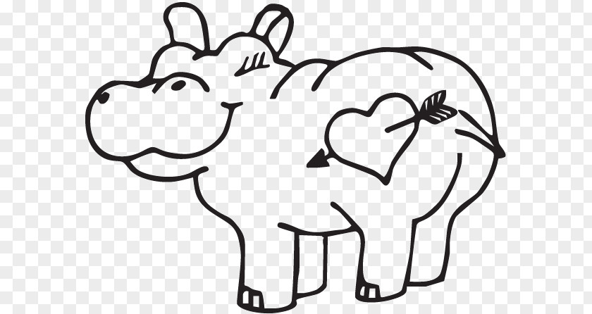 How To Draw A Hippopotamus Drawing Clip Art PNG