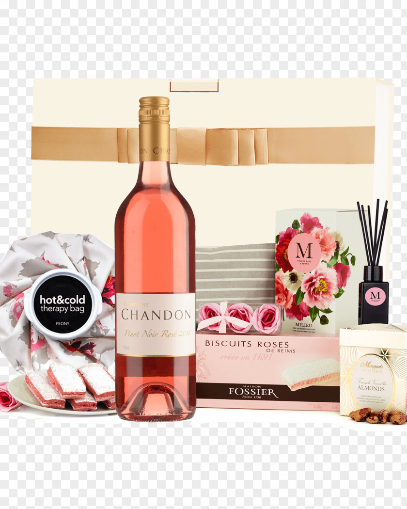 Peony Rose Prosecco Hamper Champagne Sparkling Wine PNG