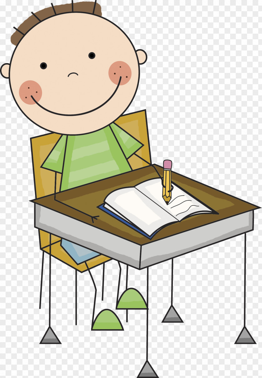 Write Cliparts Student Desk Office Clip Art PNG