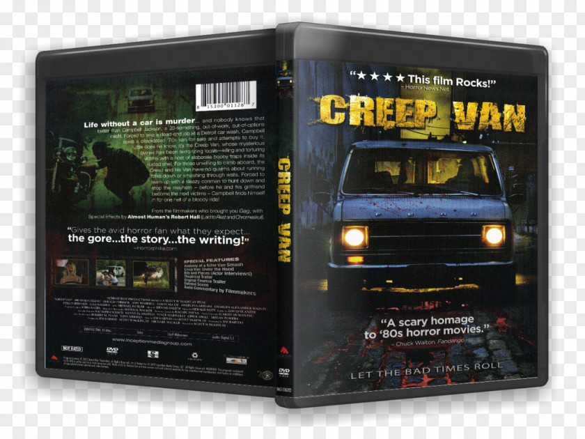 Creep Film DVD Car Horror IMDb PNG