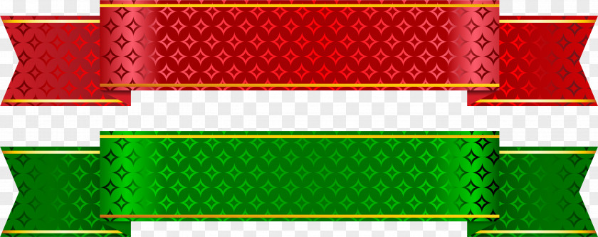 Flag Rectangle Christmas Banner PNG