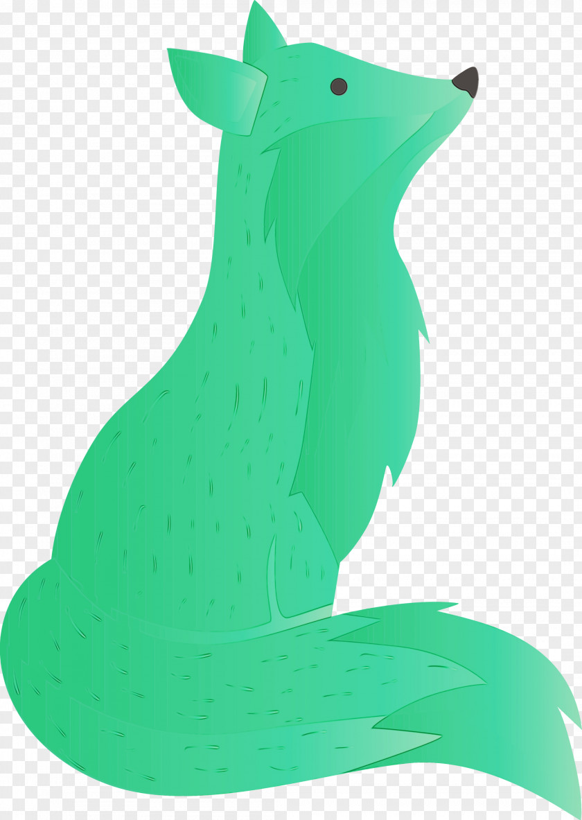 Green Animal Figure PNG