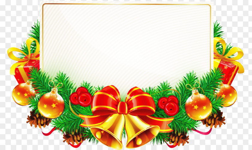 Holly Pine Family Christmas Decoration PNG
