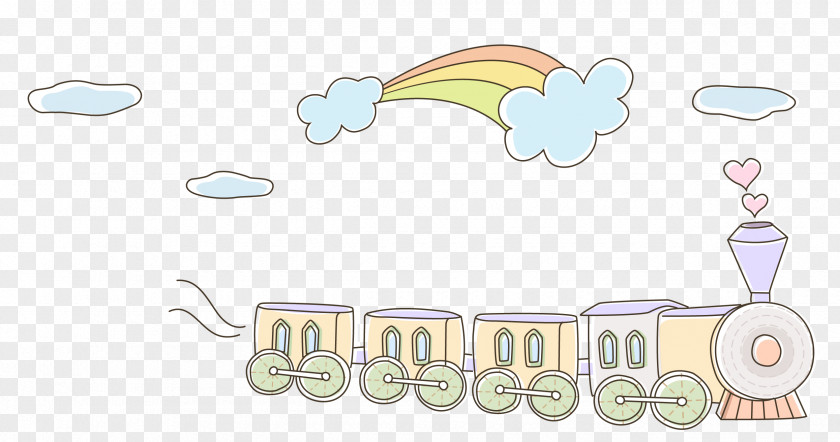 Months Clip Art Design Cartoon Train Pattern PNG