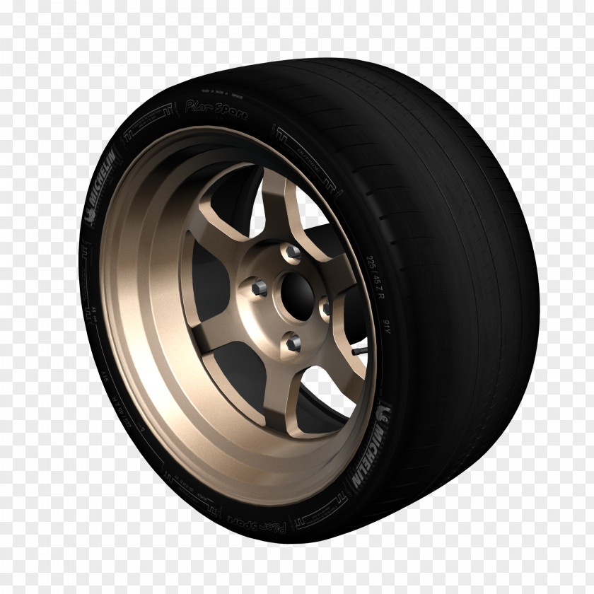 Tire Track Alloy Wheel Spoke Rim Product PNG