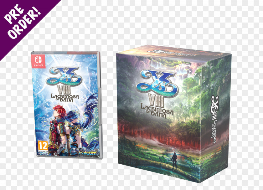 Ys VIII: Lacrimosa Of Dana Nintendo Switch I: Ancient Vanished Namco Museum Bayonetta 2 PNG